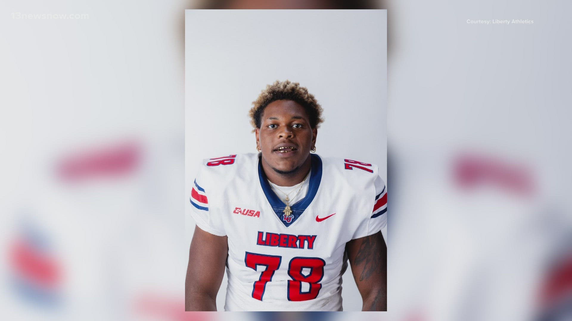 Boyd joined the team at Liberty in January, and was an offensive lineman at Chesapeake's Oscar F. Smith High School.