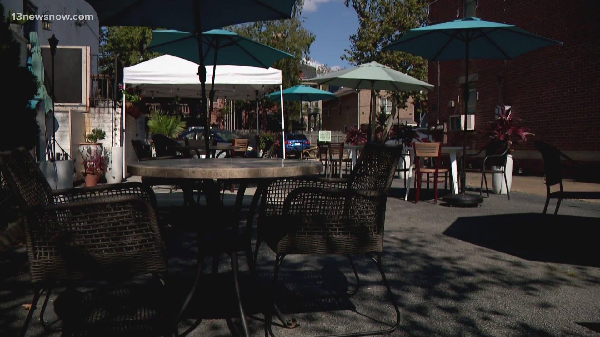 When it starts getting cold outside, restaurant owners might have trouble serving outdoors. So, they're planning ahead to find ways to keep patrons warm and dry.