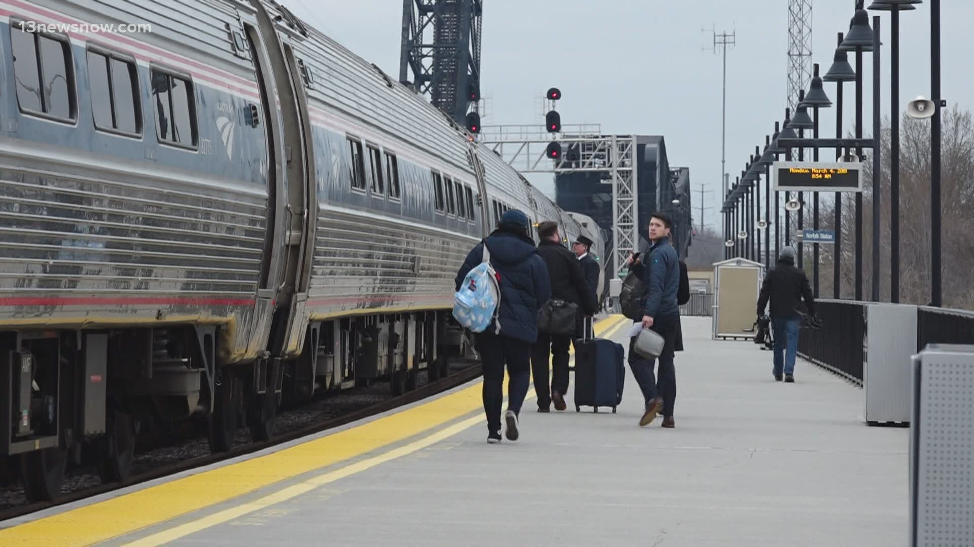 Amtrak announced it will not be running trains from VA through the south of Washington D.C. on Jan 19-20, after the recent Capitol riots caused safety concerns.