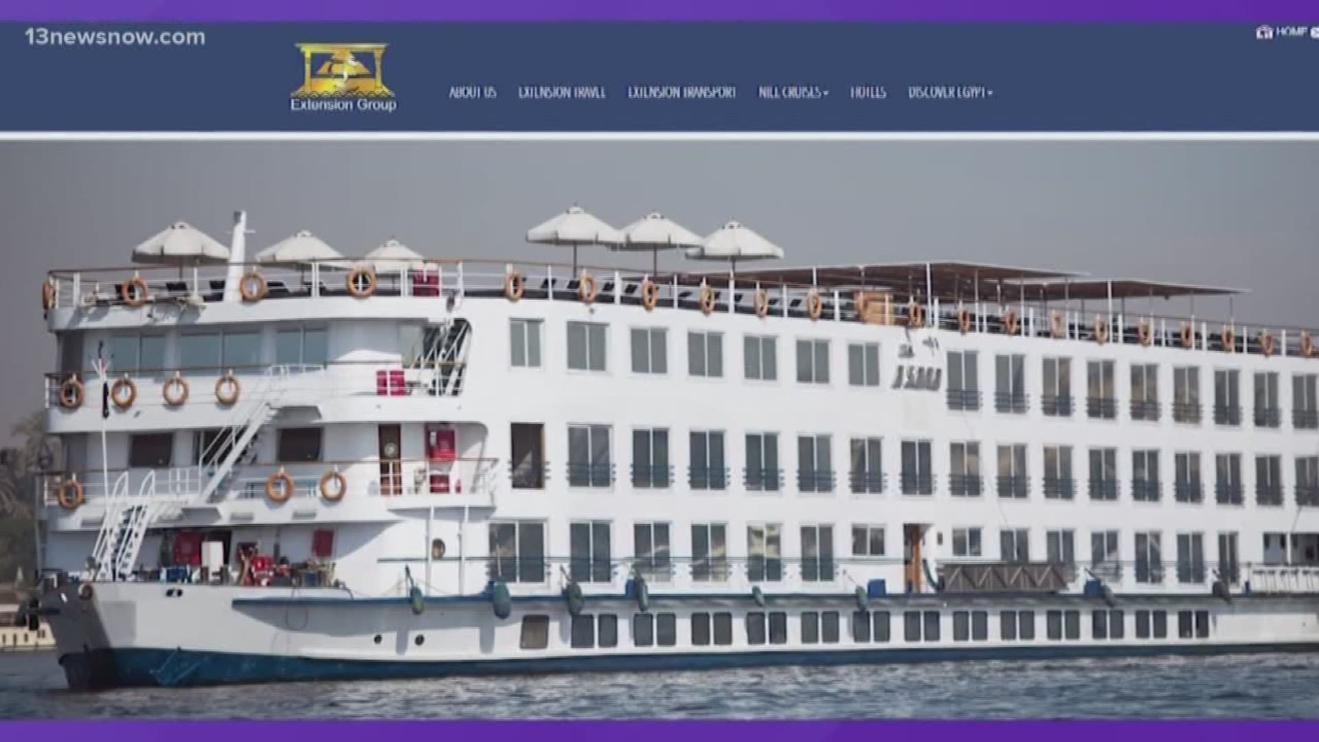 The husband and wife recently returned from a trip overseas to Egypt. They were on a Nile River cruise. After testing, they found out that they had coronavirus.
