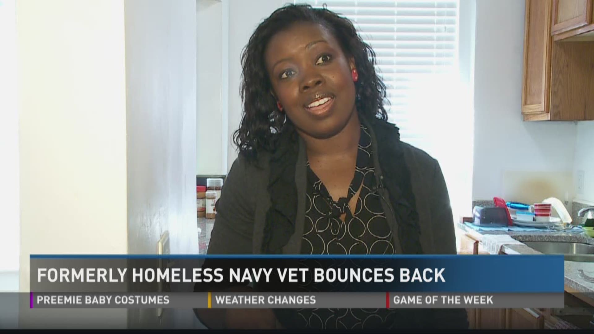 Formerly homeless Navy vet bounces back