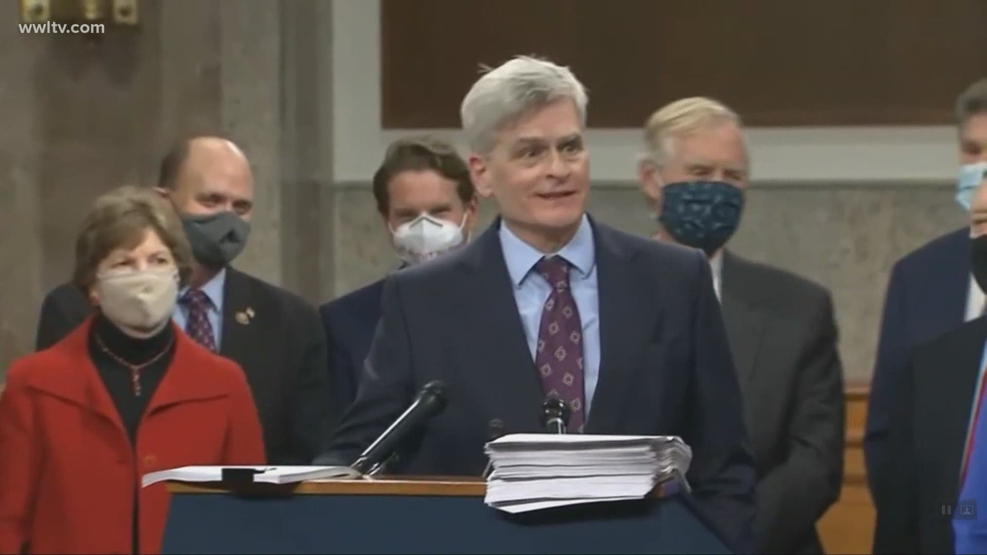 Sen. Cassidy says republicans won’t agree to aid for cities and states unless democrats agree to coronavirus lawsuit protections for businesses and other entities.