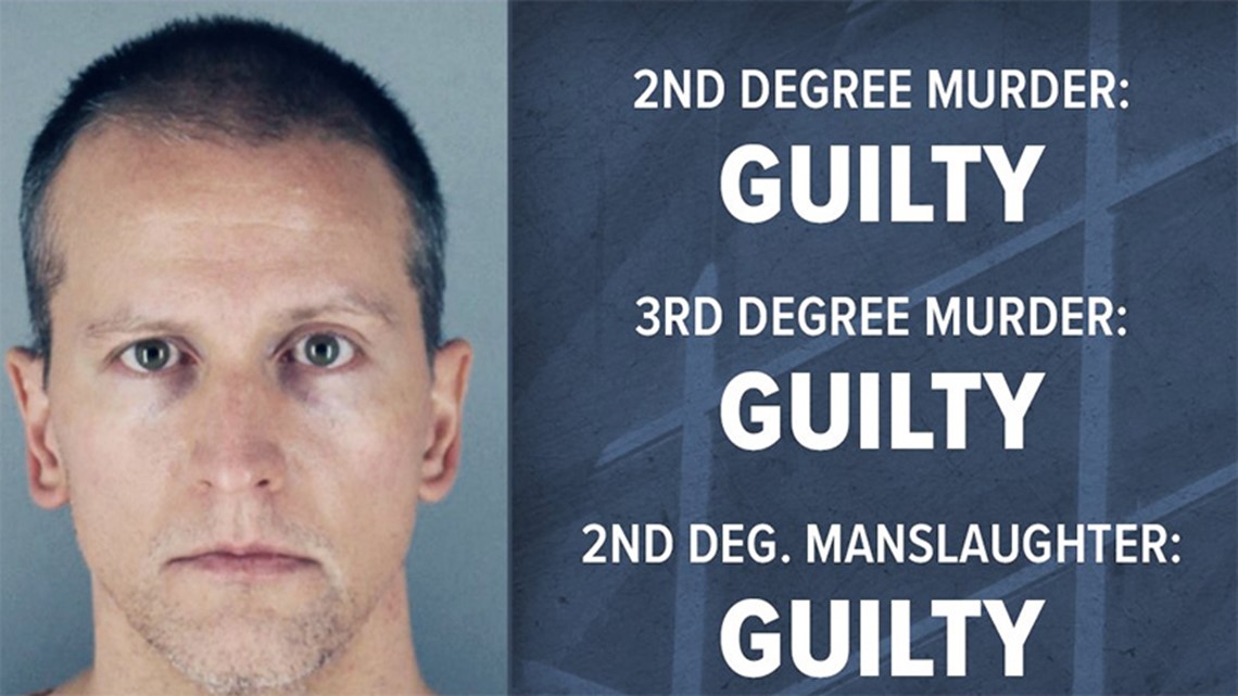 2nd degree murder minimum sentence: Derek Chauvin verdict latest ...
