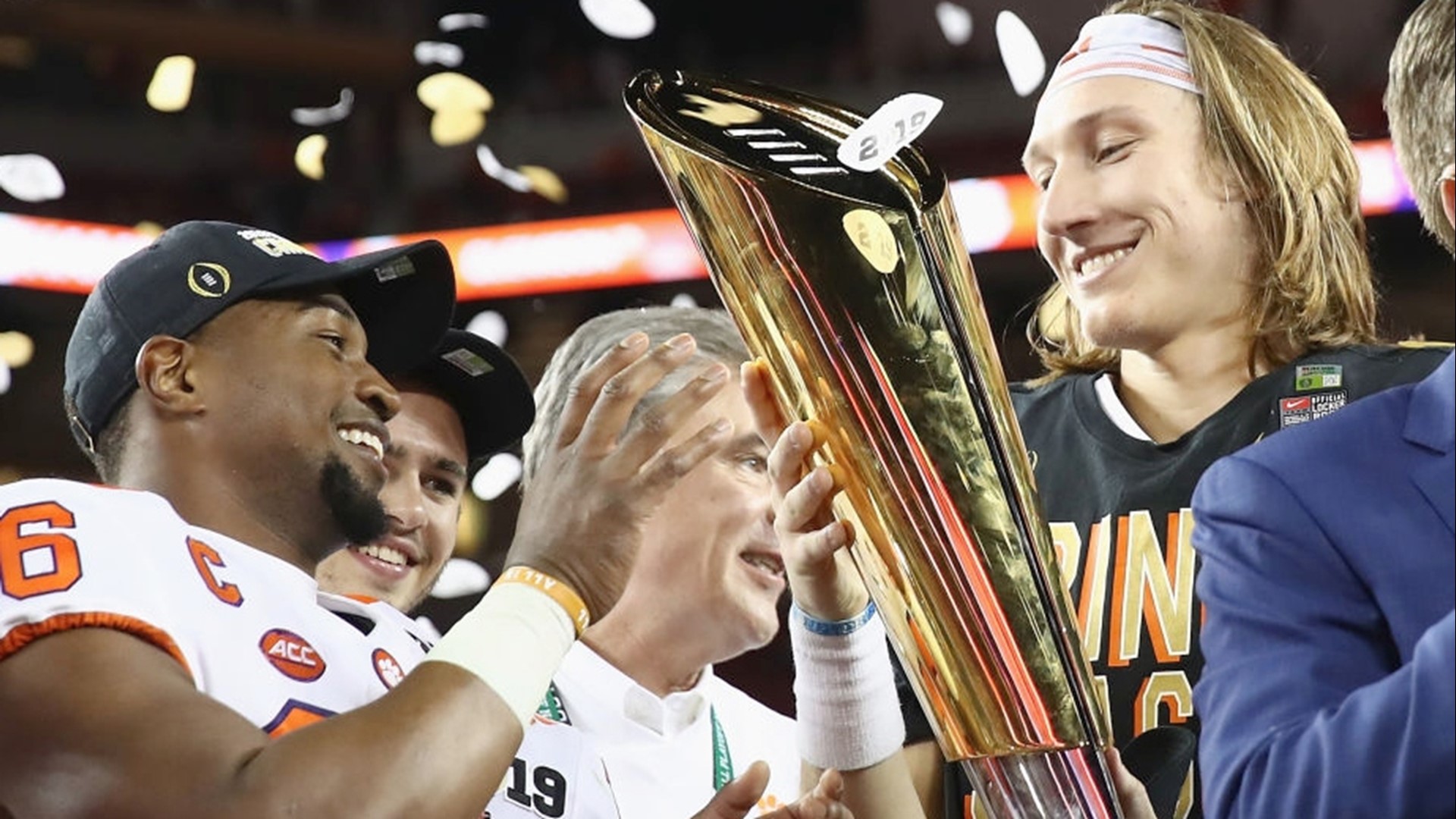He helped his team beat Alabama for the championship game.