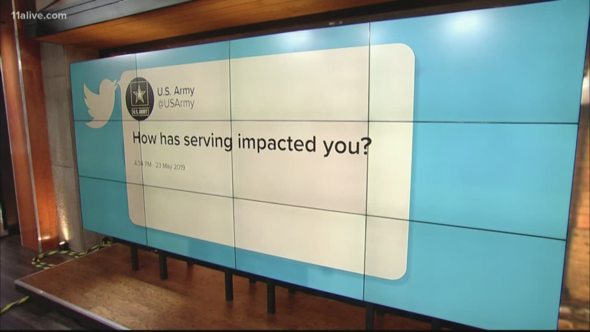 “How has serving impacted you?” The U.S. Army asked via Twitter.