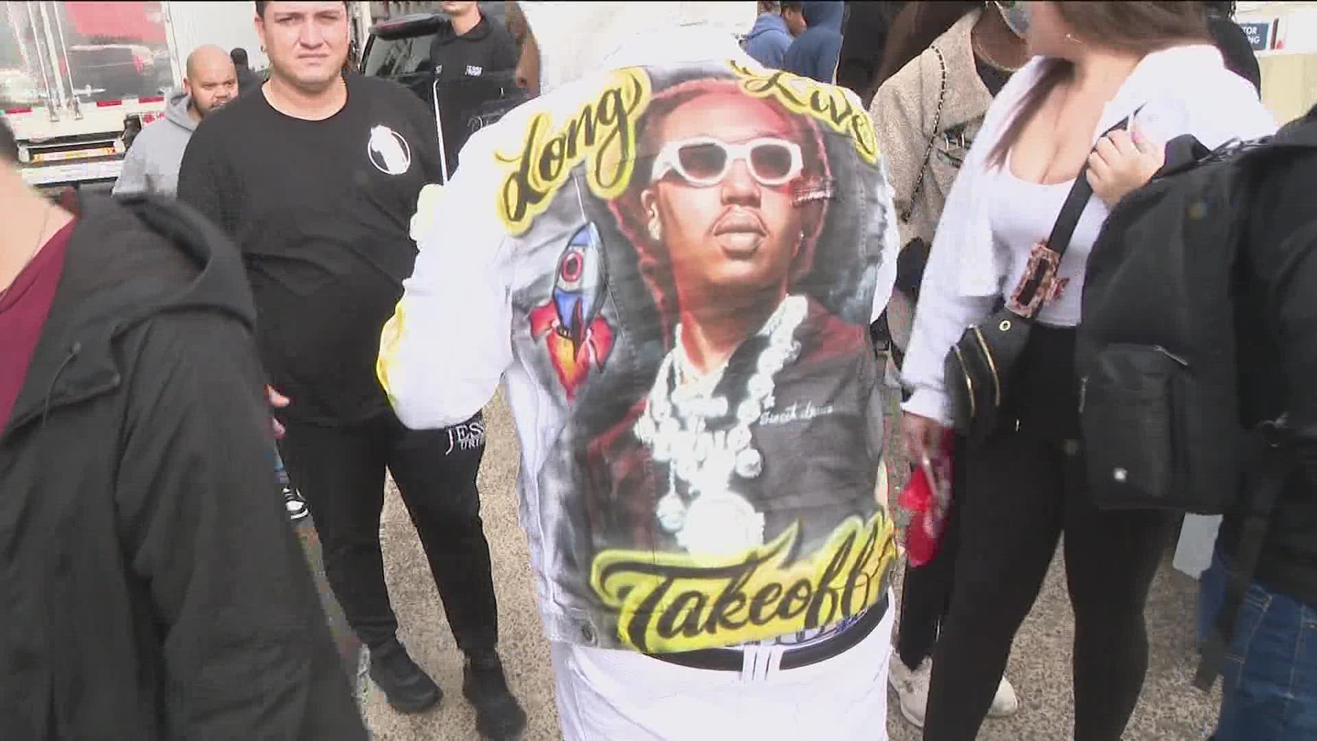 Vbeloved Rapper Dead TakeOff remembered, celebrated by fans at funeral in Atlanta | wusa9.com