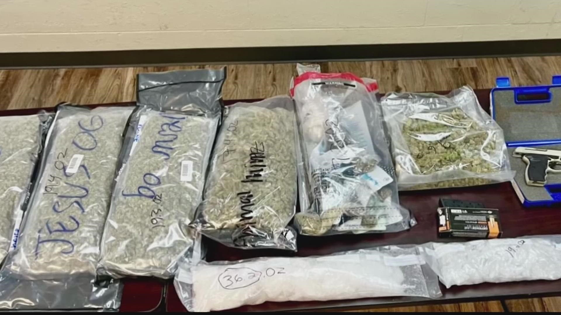 Police are commending their officers for making their biggest drug bust in over six years.